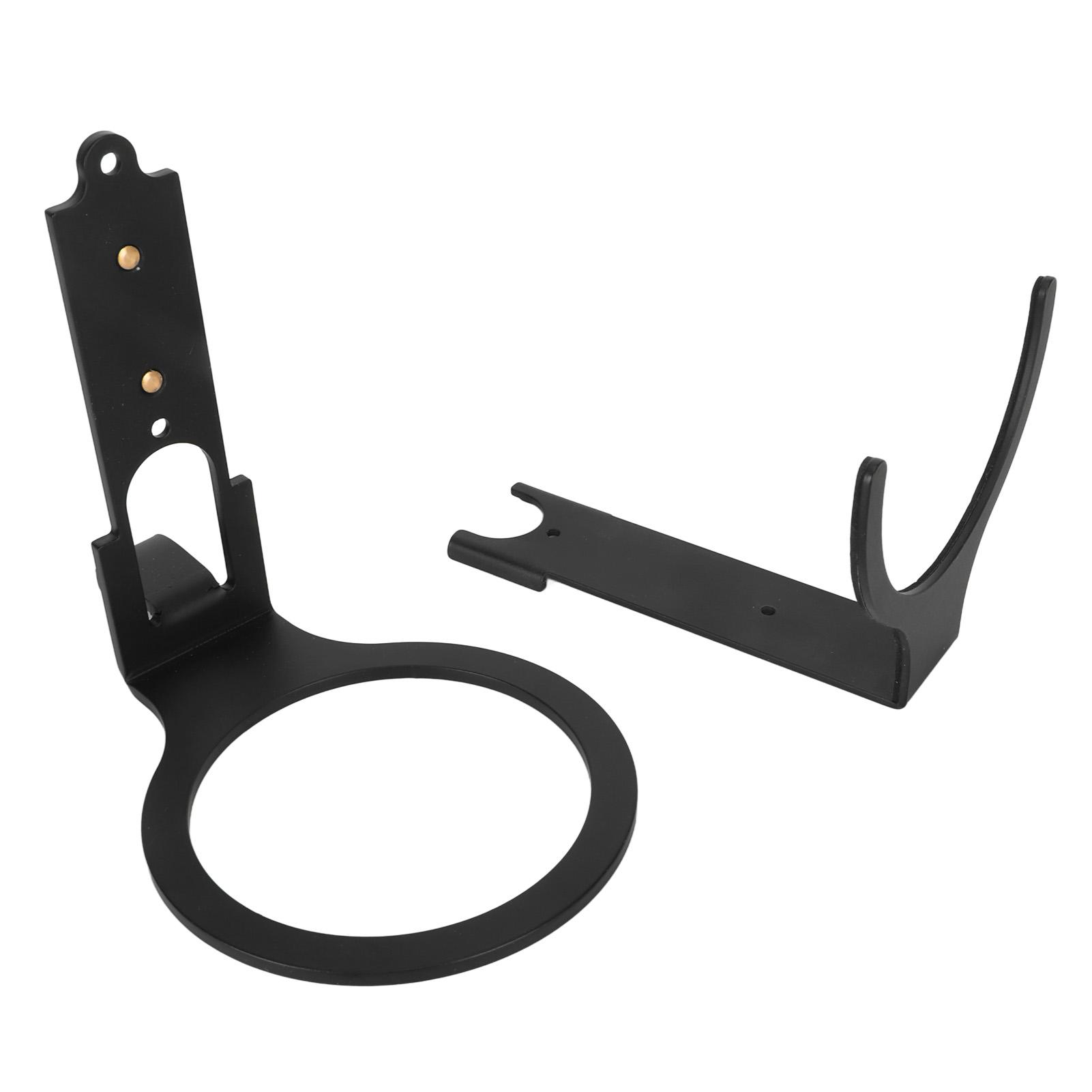 Lautsprecher-Wandhalterung, verdickter, platzsparender Lautsprecher-Wandhalterungsständer aus Metall für HomePod 2. Generation schwarz