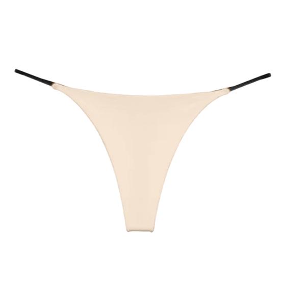 Yousheng Damen Tanga Sexy Niedrige Taille T-Rücken Tangas Hipster Unterwäsche Nahtlose Unsichtbare Slips Atmungsaktive Elastische Slips XL