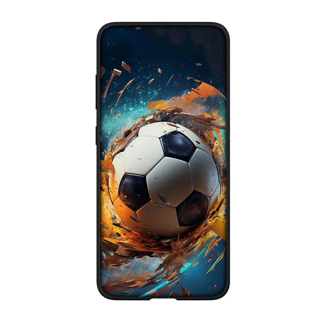 für Samsung Galaxy S24 S23 iPhone 16 15 14 Xiaomi Redmi Note 13 12 11 10 8 Plus 9 Pro Max X XR Handyhülle Fußball Nr. 10 Nr. 10 OPPO Huawei Cover for Samsung Galaxy Note 10 Plus himmelblau
