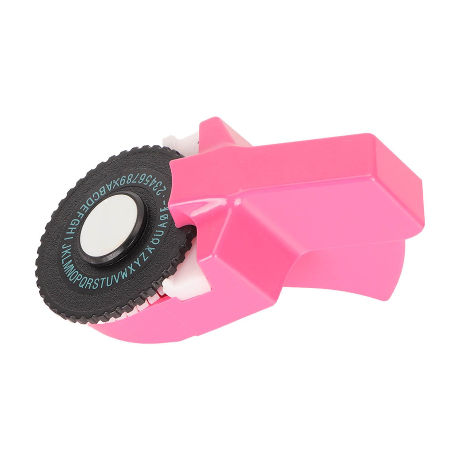 Prägeetikettendrucker Klein Tragbar Ergonomisches Design Manueller Handheld-Etikettendrucker für