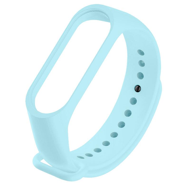 Weiches Silikon-Armband, Ersatz für Xiaomi Mi Band 8, 7, 6, 5, 4, 3, Armband, Smart-Armband, Ersatzzubehör For Mi Band 3/4/NFC minze, grüne
