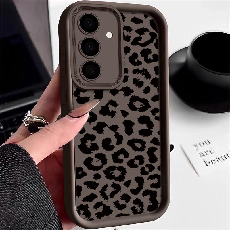 Leopardenmuster Hülle Für Samsung Galaxy A56 5G A55 A54 A36 A35 A34 A26 A57 A16 A15 S26 S20 FE S21 S22 S23 S24 S25 Ultra Capa Funda For Samsung Galaxy S20 FE