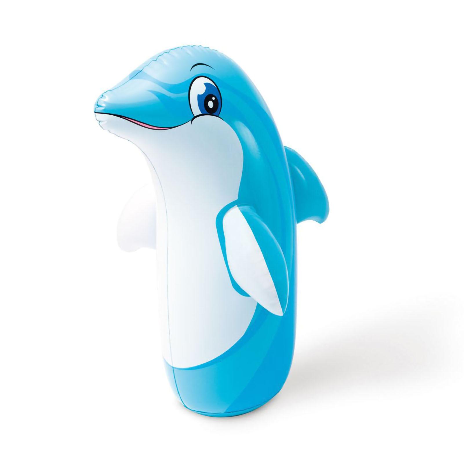 3D Tier Boxsack Bodenfüllung Niedliche Rückprallaktion Aufblasbarer Boxsack Spielzeug für Kinder