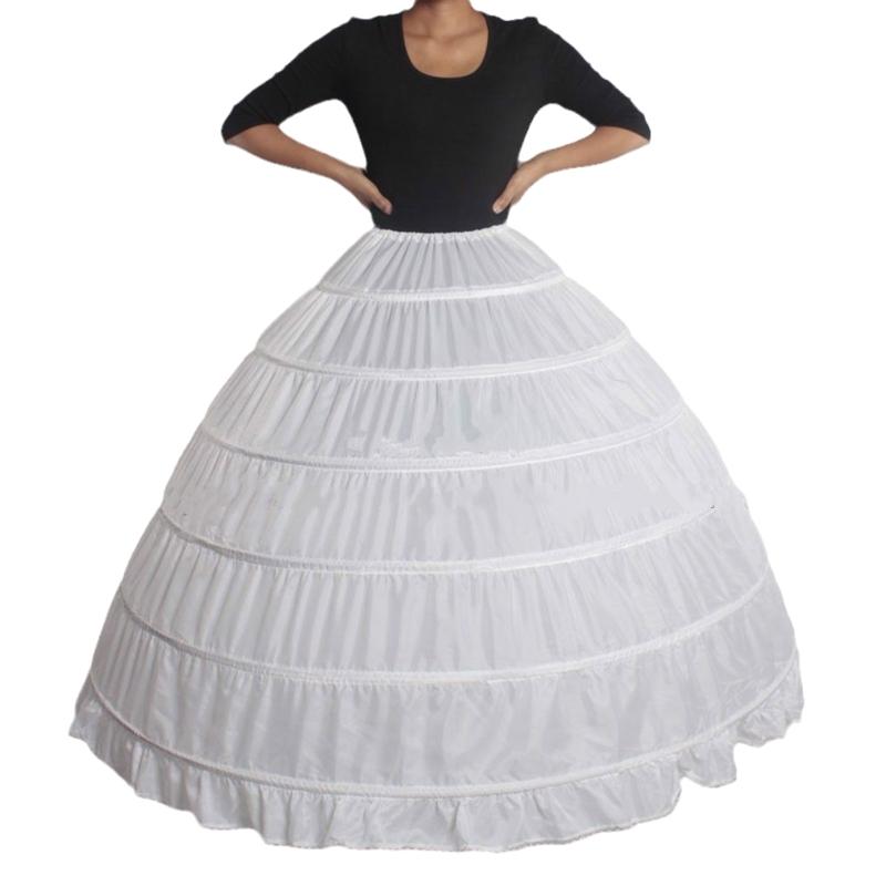 Unterrock Reifrock Unterkleid Reifrock Vintage Aufgebauschter Unterrock für Brautkleid Kleid white