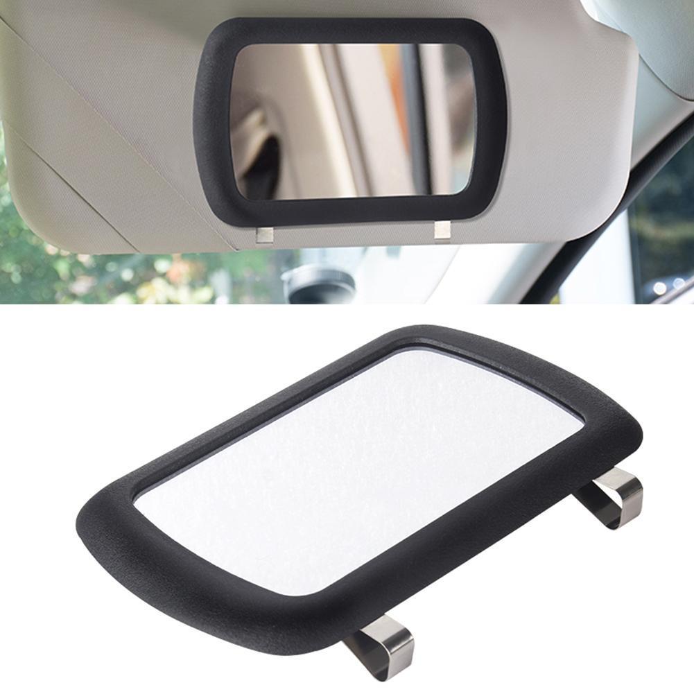 Auto-Sonnenschutz Kosmetikspiegel Tragbarer Auto-Innenraum Make-up-Spiegel Auto-Sonnenschutz Dekorativer Spiegel Auto Damenspiegel CHINA gray