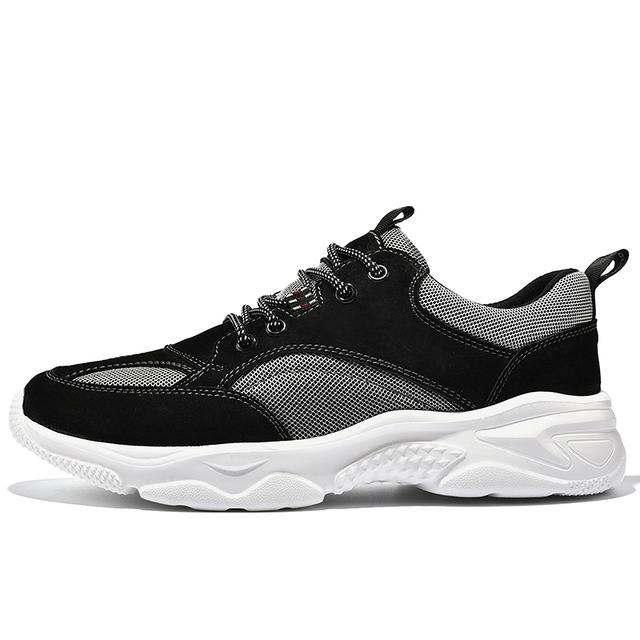 Herren Lederschuhe Sneaker Freizeitschuhe Italienisch Leicht Freizeitlich Herren Klassische Sneaker Rutschfestes Schuhwerk Herren Vulkanisierte Schuhe 44 schwarz