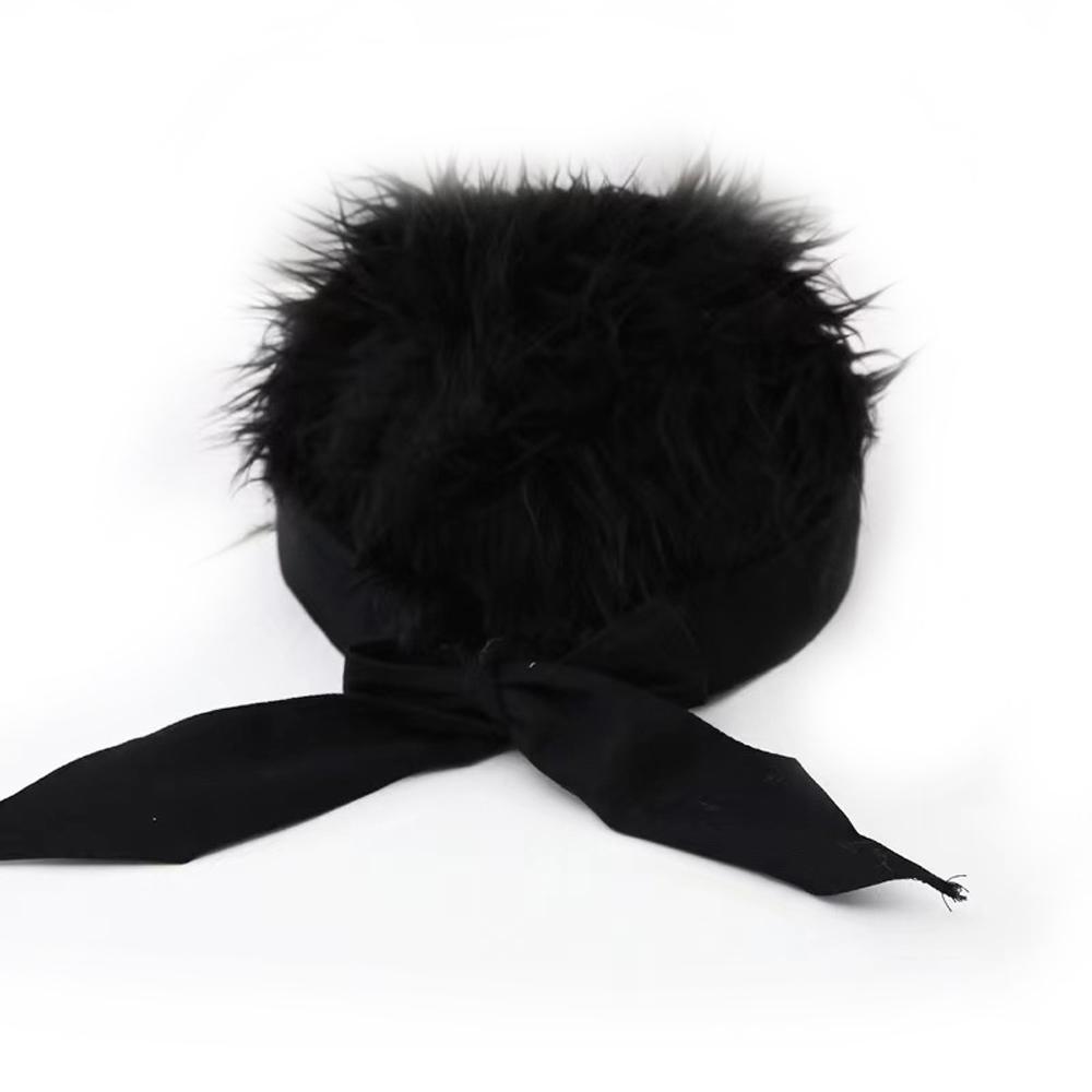 Perückenhut, künstliches Perücken-Stirnband, lustiger Perückenhut für kurze Haare, für Männer und Frauen, alle Jahreszeiten schwarz