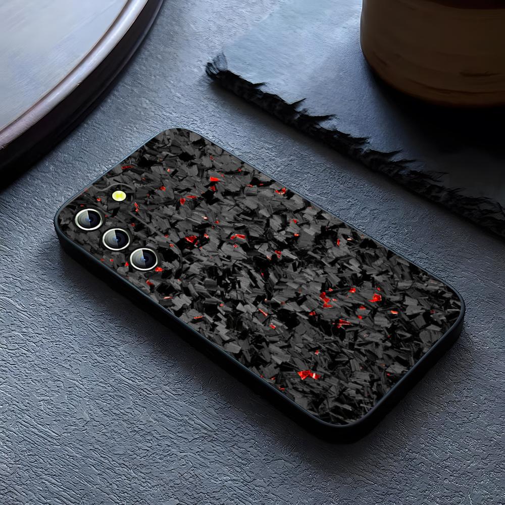 Normale Echte Schmiedekohlenstoff Handyhülle Für Samsung Galaxy S26 S24 S23 S22 S25 S21 S20 Ultra Fe Plus A54 A24 A55 A53 Hülle Galaxy S21 5G