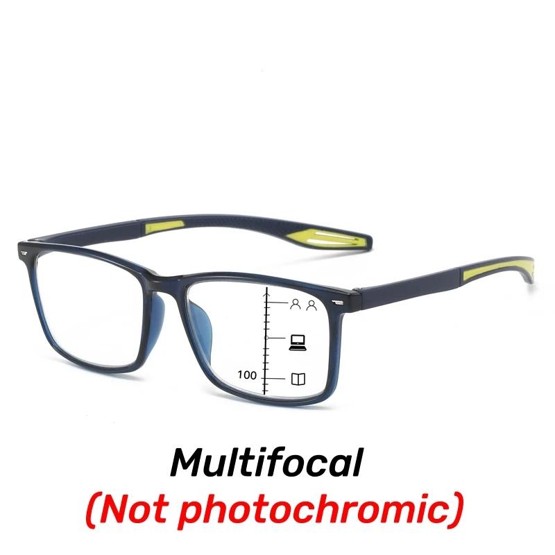 Photochrome multifokale Lesebrille Outdoor Farbwechsel Sonnenbrille Brillen Neue Sport Presbyopie 0 + 1,0 + 4,0 1.0