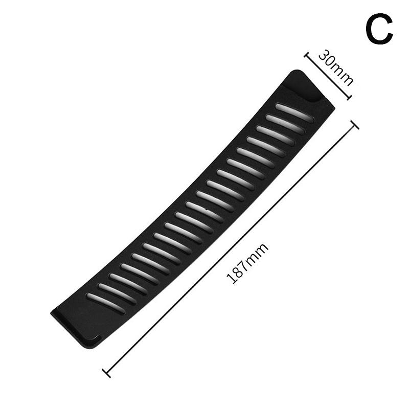Messerscheide Schwarz Kunststoff Messerhüllen Hohl Messerklingen Schutzhülle Kantenschutz Etui Küchenzubehör