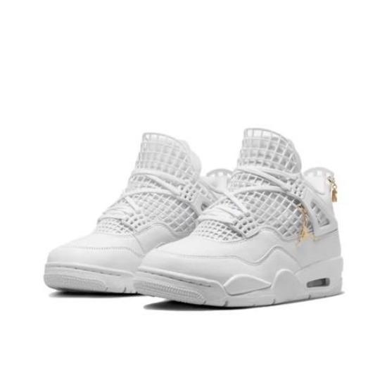 Jordan Air Jordan 4 “Netz” Tragbarer Mid-Top Retro Damen Weiß FN7251-107 EU 35.5 weiß