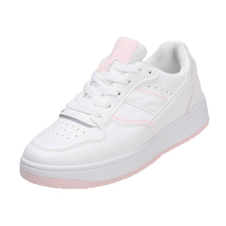 Frauen Weiße Schuhe Sommer Neue Weiche Leder Weichen Boden Einfarbig Turnschuhe Vielseitig frauen Casual Sneaker frauen Großhandel 40 white