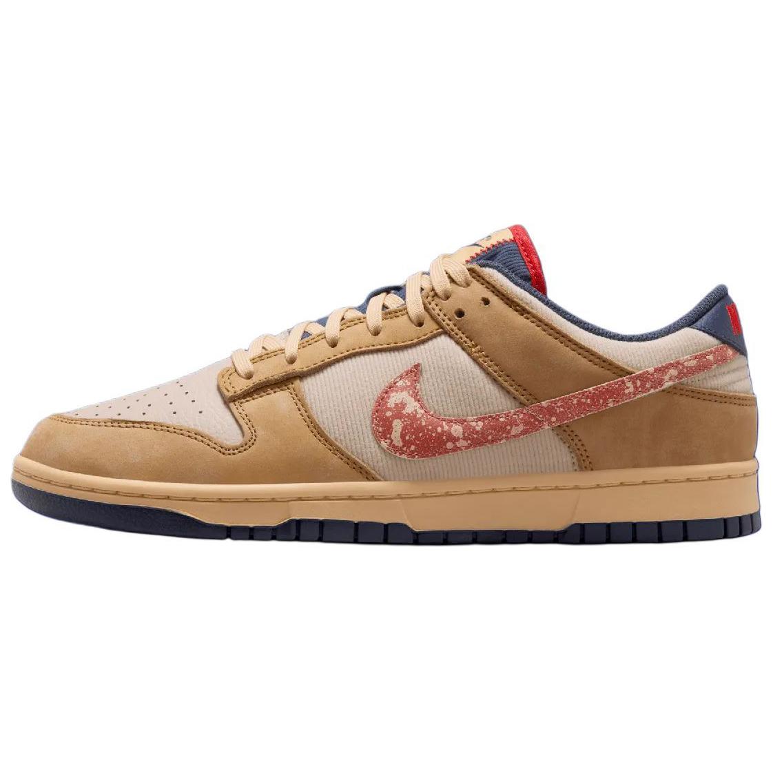Nike Dunk Low Sketch & Exploration Unisex-Sneaker Tan Wheat Burnt-Sunrise HQ3640-790 36