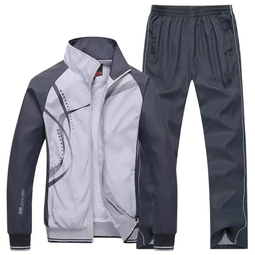 Männer Sets Sportswear Trainingsanzüge Sweatshirt Sets 2 stücke Jacke + Hosen Männlichen Frühling Herbst Anzüge Plus Größe XXXXL