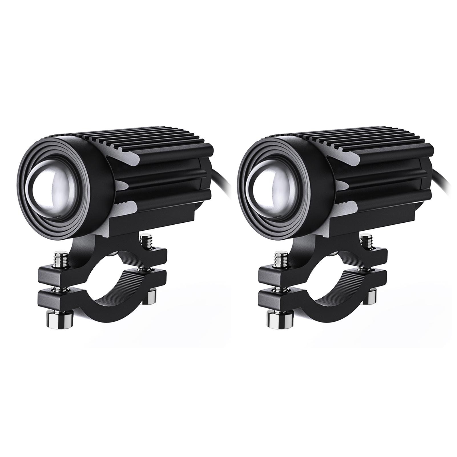 Motorrad LED Fahren Nebel Lichter 60W Weiß und Bernstein LED Pods Projektor Lichter Scheinwerfer S1 schwarz