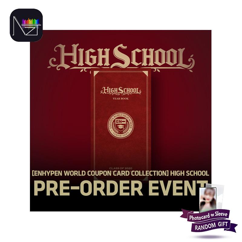 [VORBESTELLUNG] ENHYPEN WORLD High School Gutscheinkarte BASIC Version 1PCS