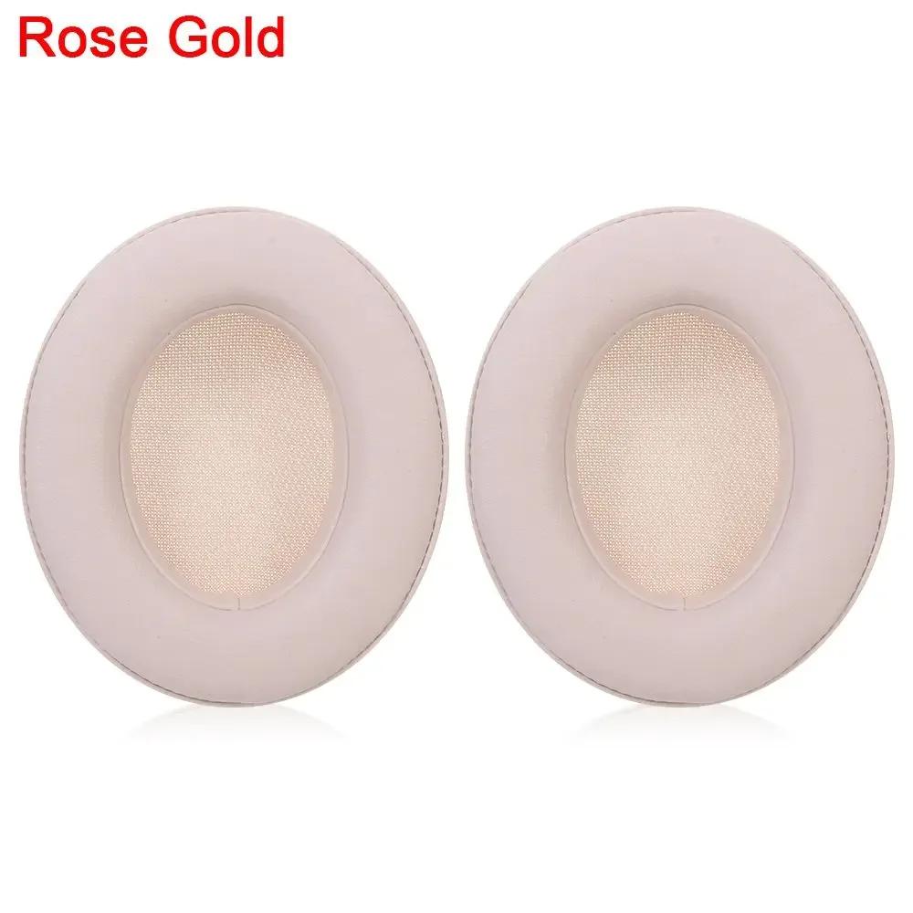 Ersatz-Ohrpolster für Beats Studio 2 3 Ohrenschützer, ultraweicher Kissenbezug aus Schwamm, Reparaturteile, kabelloser Bluetooth-Kopfhörer rose gold