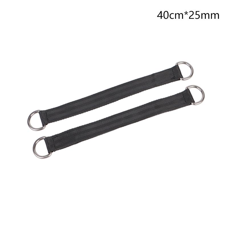 2 Stücke Baumschaukelgurte Hochleistungshakenring Hängegurt Verbindungsgurt Für Hängematte Boxsack Schaukel Horizontale Stange 40*25cm