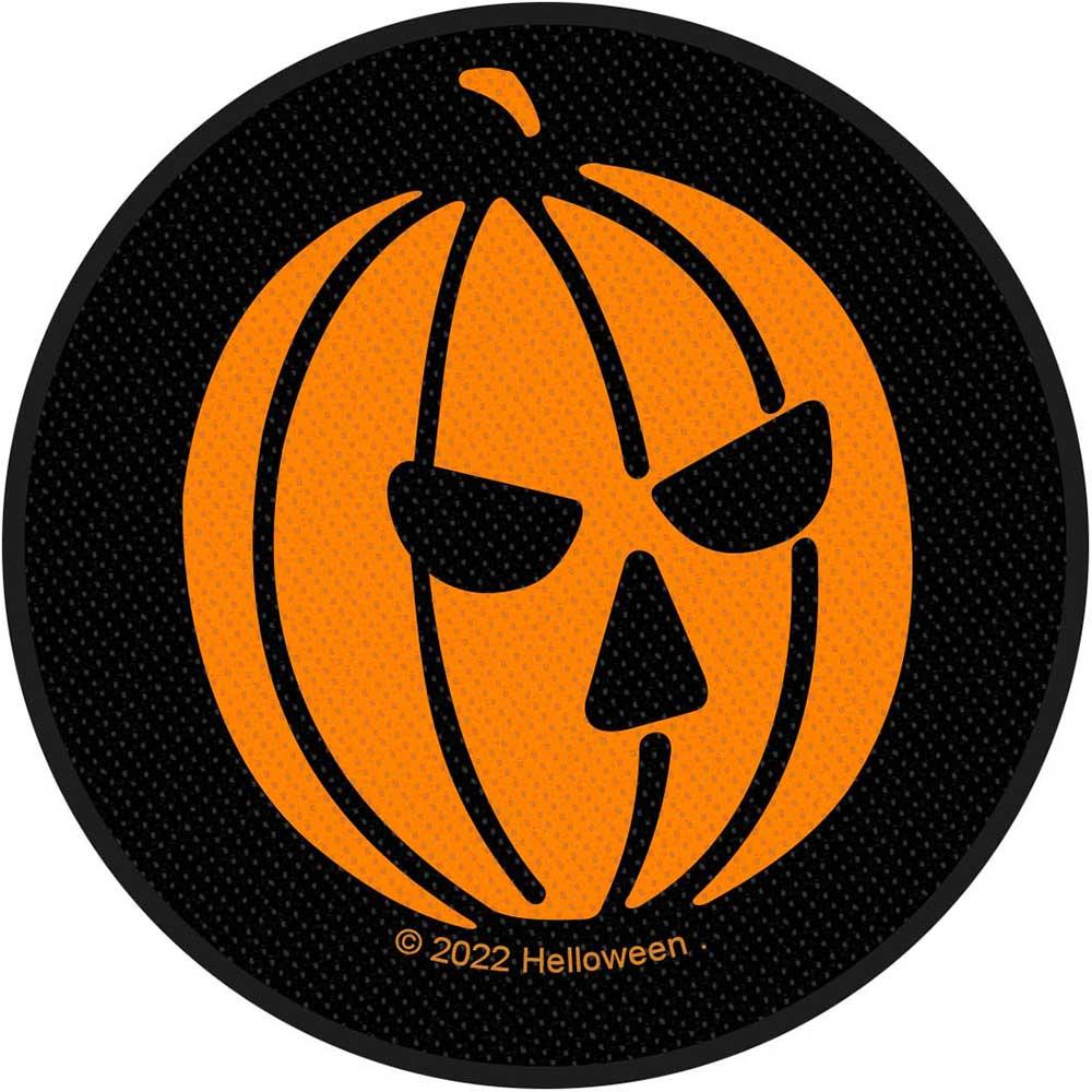 Helloween-Kürbis-Patch One Size schwarz/orange