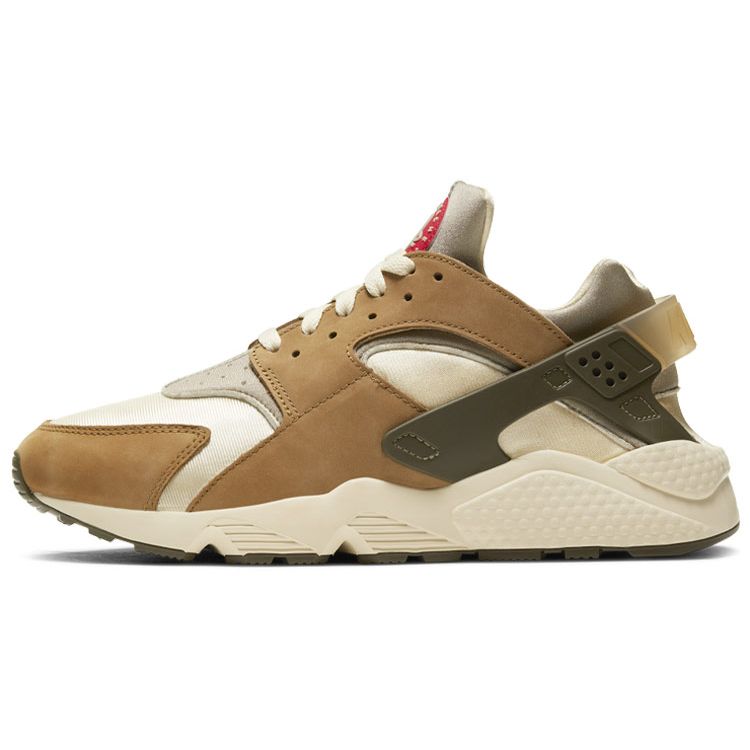 Stussy x Nike Air Huarache LE Desert Oak 2021 Unisex-Sneaker Tan Schilfrohr Hellstroh DD1381-200 38