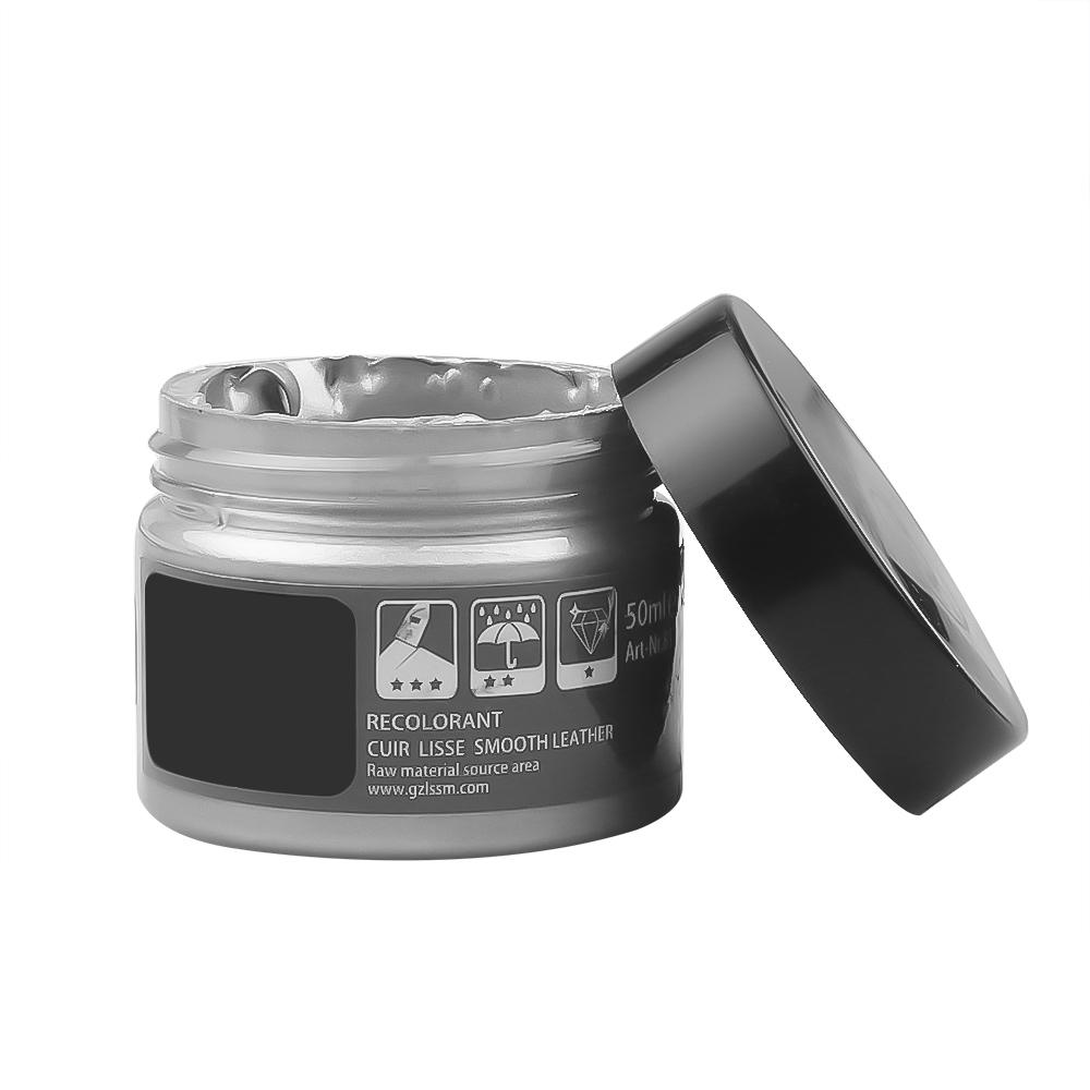 50 ml Leder-Reparatur-Creme-Set, Schuhe, Autositz, Sofa, Mäntel, Löcher, Kratzer, Risse, Wiederherstellung, Reparaturfarbe, Autopflege-Set, flüssiges Leder-Haut-Reparatur-Reparatur-Werkzeug graue