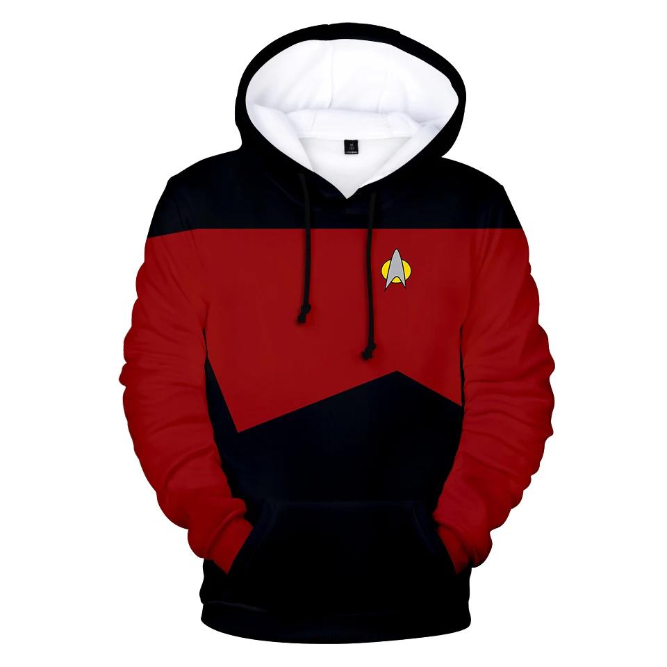 Heißer Film Star Trek 3D Hoodies Sweatshirts Mode Langarm Kleidung Star Trek Cosplay Hoodies Plus Größe Männer/Frauen Streetwear 3XL