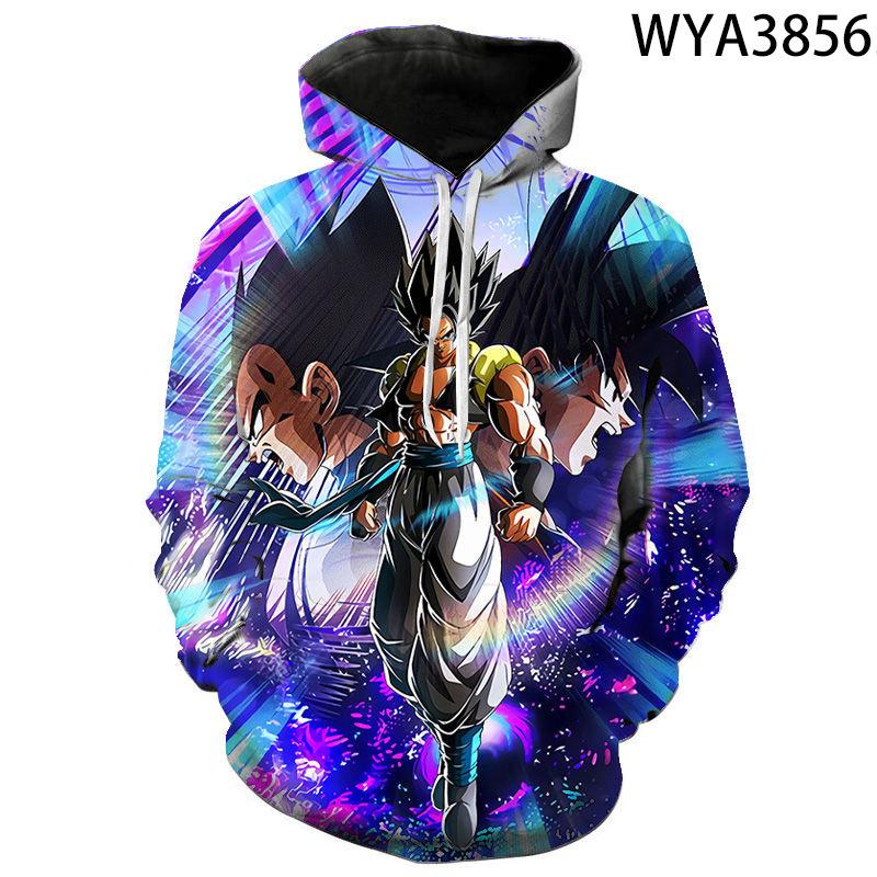3D Anime Dragon Ball Dragon Ball Super Digitaldruck Hoodie Kapuzenpullover Männer und Frauen Erwachsene Kinderkleidung 3XL