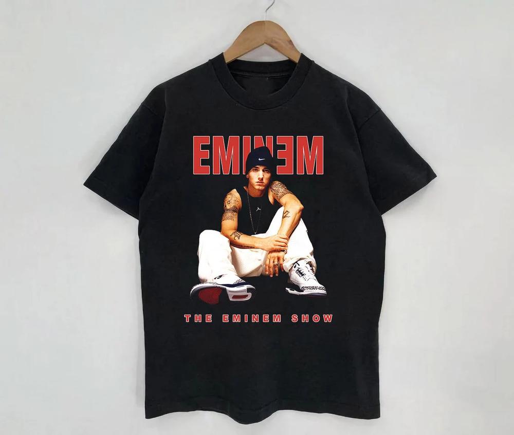 Neues Eminem The Eminem Show T-Shirt Herren Damen Kurzarm Unisex Vollgröße Unisex T-Shirt L
