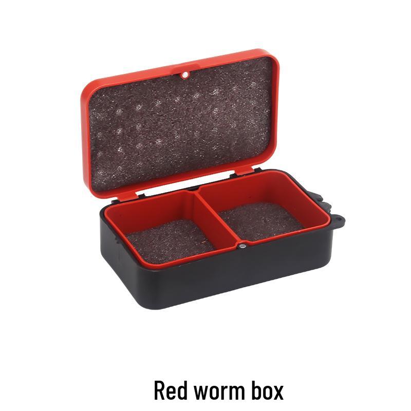 Neuer Stil Roter Wurm Clip Köderwerkzeug für Angelausrüstung