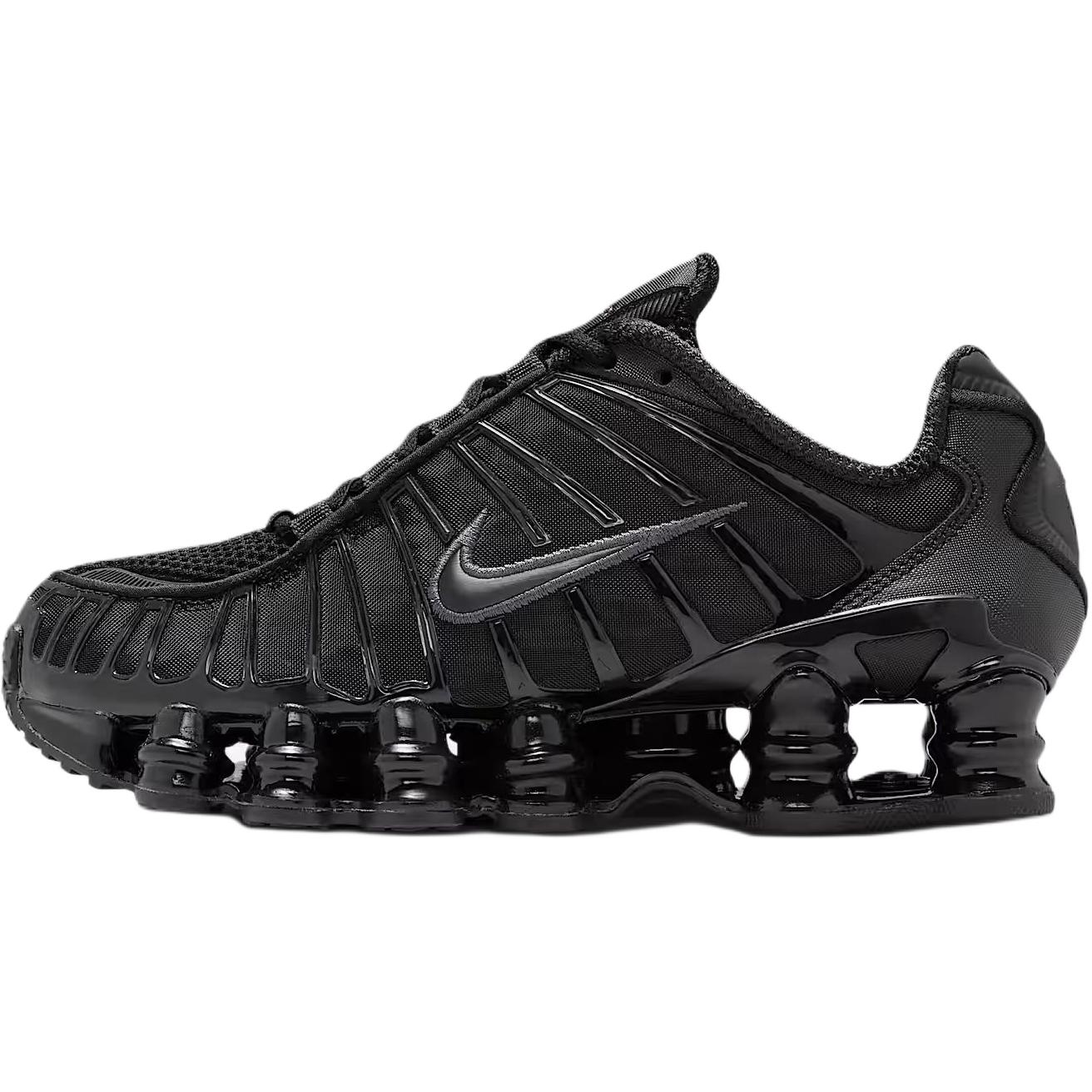 Nike Shox TL GS Schwarz Kinder-Sneaker Metallic-Hämatit Max-Orange IO4645-001