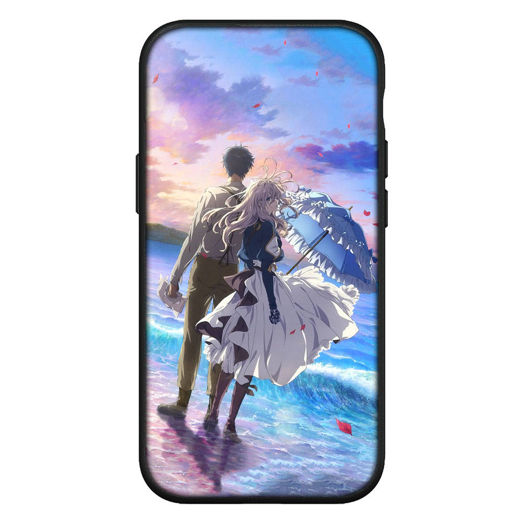 Hülle für iPhone 15 14 Xiaomi Redmi Note 13 12 11 Pro Max X 8 7 9 XR Samsung Galaxy S24 S23 13C 10 OPPO A15 A54 Huawei Violet Evergarden Handyhülle for Samsung Galaxy S7 Edge ceil