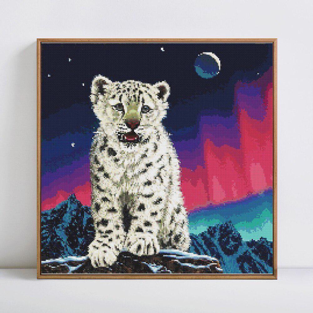 5D Diamant Gemälde Voll Runde Tier Leopard Diamant Stickerei Verkauf Diamant 30x30