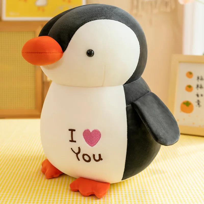 Süßes kleiner Pinguin Plüschtier Puppe Mädchen Geschenk Kinder Süßes Spielzeug Kinder Spielzeug Geschenke Plüschtier Stofftiere Tier Patung Puppen 25cm