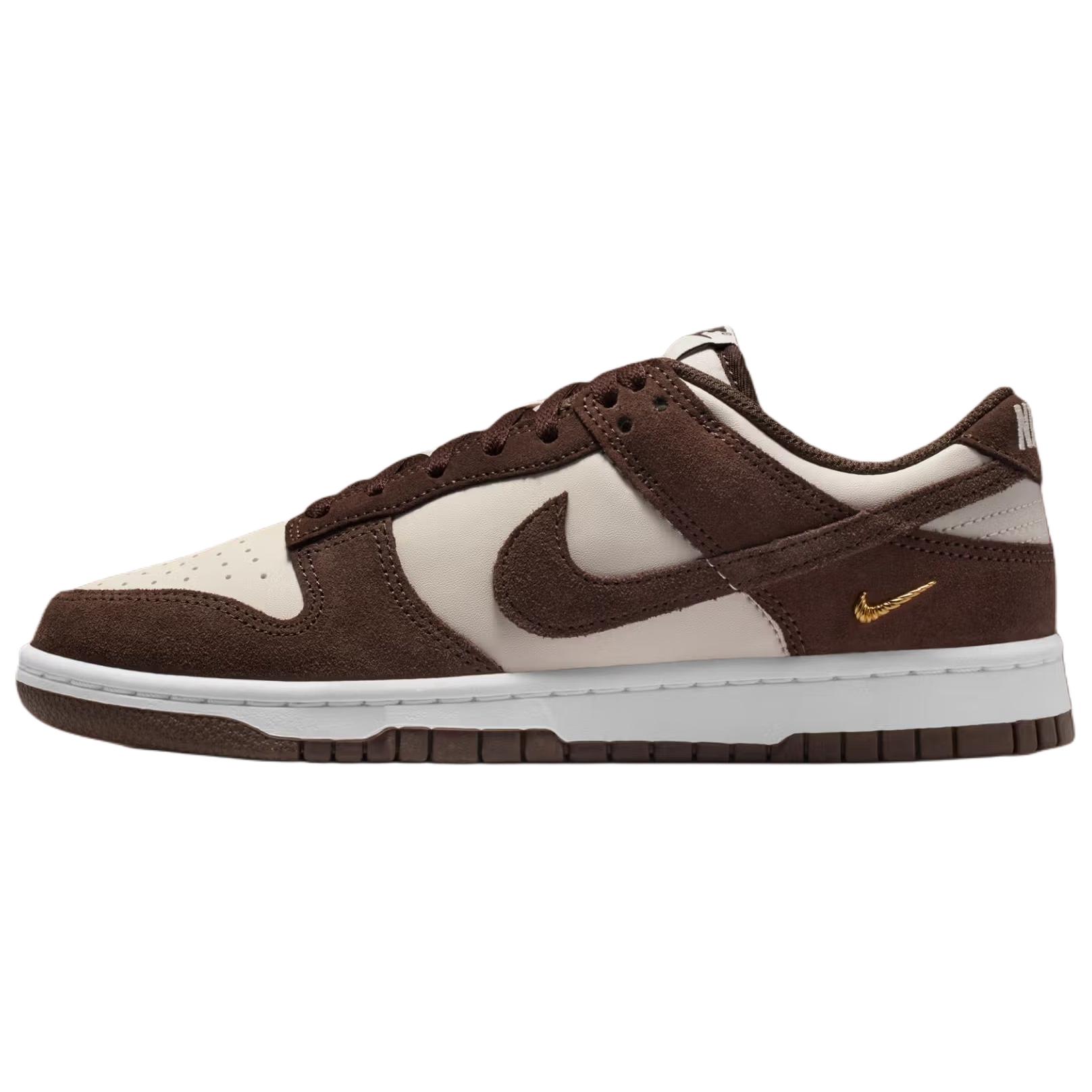 Nike Dunk Low Light Orewood Baroque Brown Damen Sneaker Light-Orewood-Brown Weiß IO4244-102 40