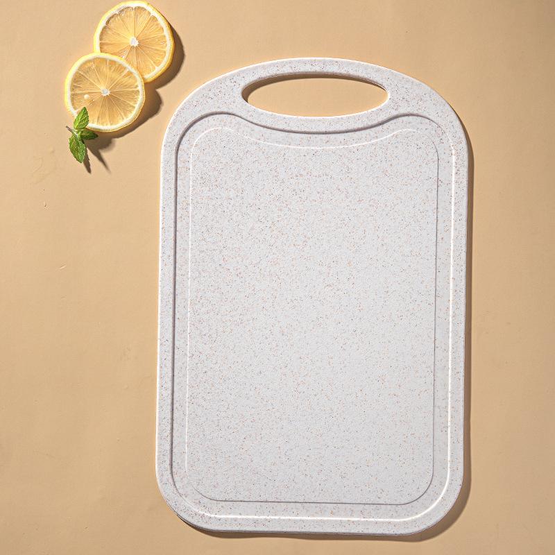 Mini-Schneidebrett für die Küche, für Fleisch, Obst und Gemüse, mit rutschfestem Griff, Lebensmittel-Schneidebrett, Lebensmittel-Schneidebrett, Schneidebrett, Schneidebrett weiß