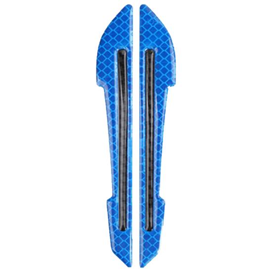 2/4 Stück Kanten Rückspiegel Schutzstreifen Schutz Aufkleber Antikollisionsaufkleber Mode Autozubehör 2PCS blau