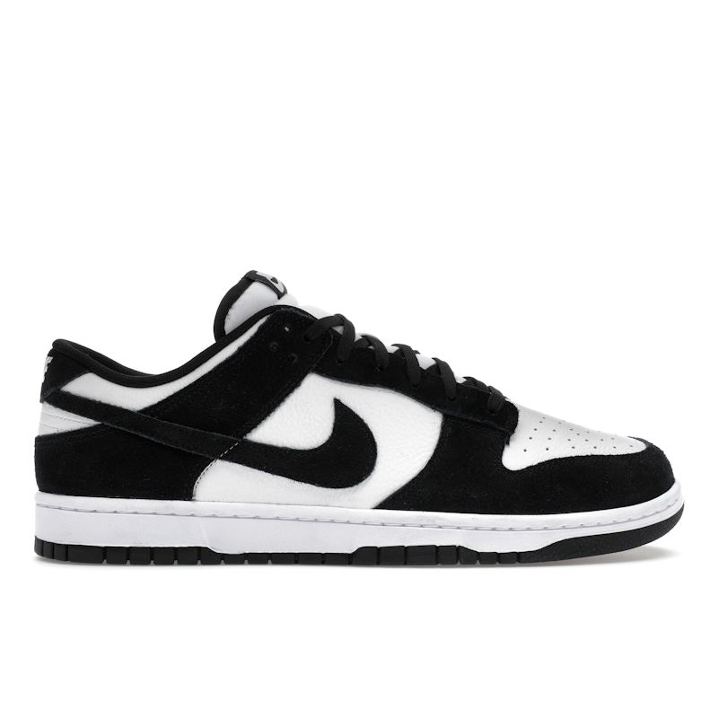 Nike Dunk Low SE Wildleder Panda Herren Sneaker Schwarz Weiß FQ8249-100 36