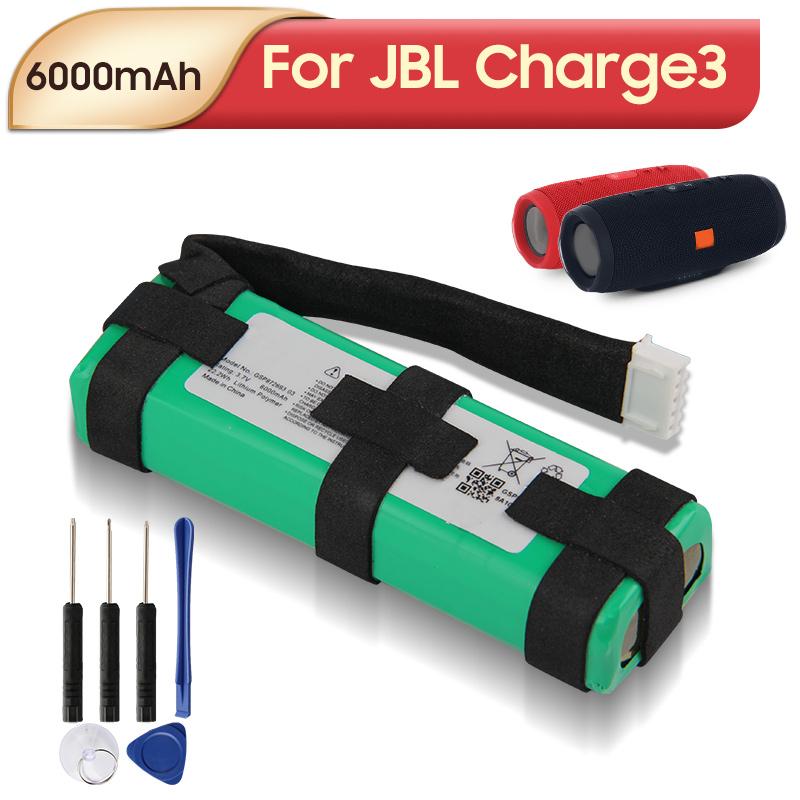 Für JBL Charge3 Charge 3 GSP872693 03 GSP1029102A Bluetooth-Lautsprecher Akku 6000mAh