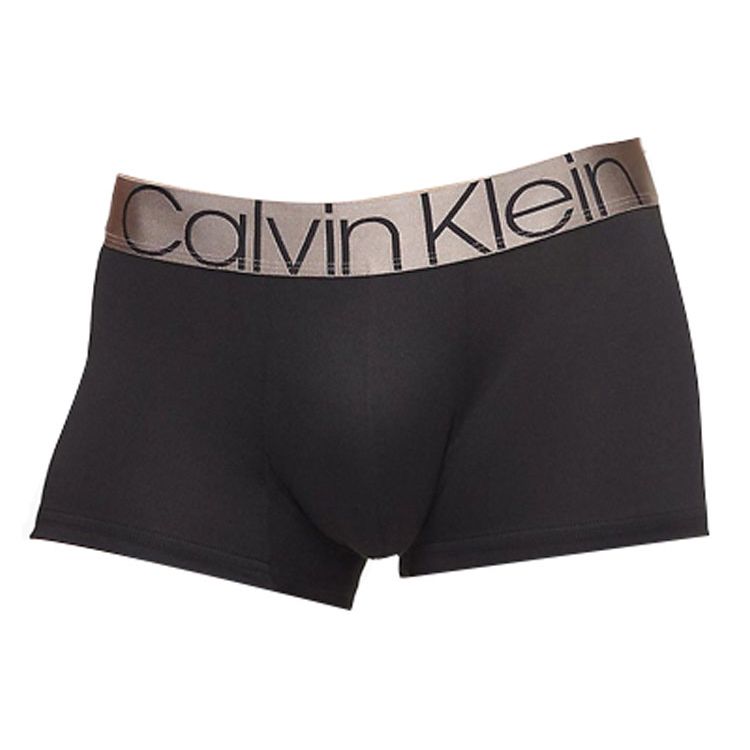 Calvin Klein Logo Low Rise Einfarbig Boxershorts Herren Unterwäsche Schwarz NB2540-001 XL