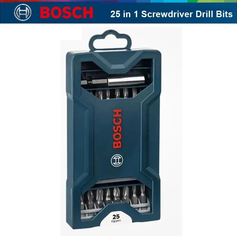 Bosch 25-teiliges Elektro-Schraubendreher-Bit-Set, X-förmiges Elektro-Bohrer-Bit-Set für Bosch-Elektrowerkzeuge
