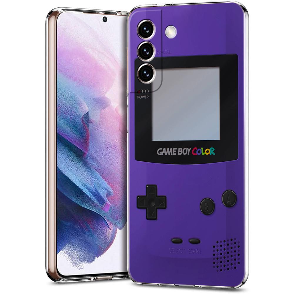 Gameboy Boy Spiel Handyhülle für Samsung Galaxy S24 Plus S23 S22 S21 S20 FE Ultra 5G S10 S10E S9 Weiche klare Silikonhülle Samsung S24
