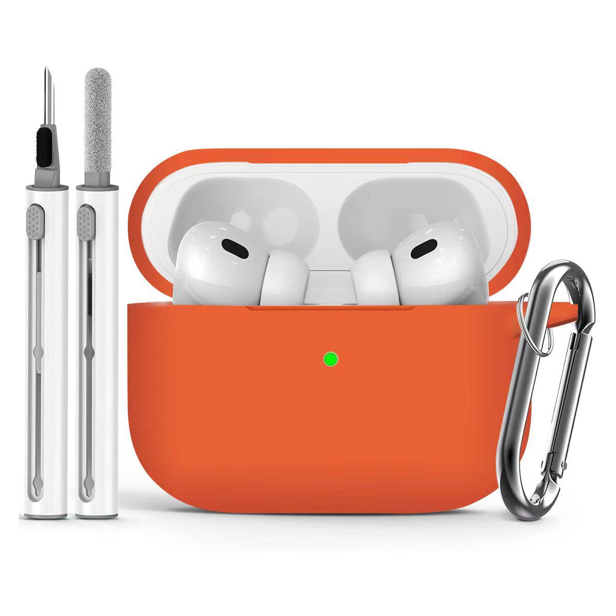 Bestseller AirPods Pro 3 Silikon Schutzhülle, 2025 Modell mit Riemen - Einfarbig Airpods pro 3