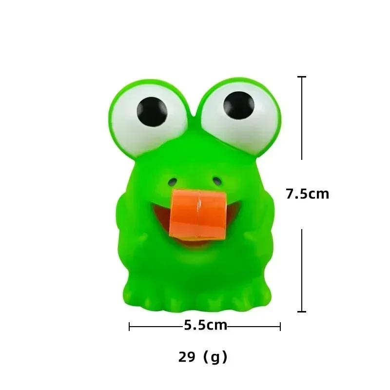 Froschmaske Zunge Zeigen Lecken Karten Brettspiele für Kinder Familienparty Spielzeug Antistress Lustiges Desktop-Puzzlespiel Spielzeug green