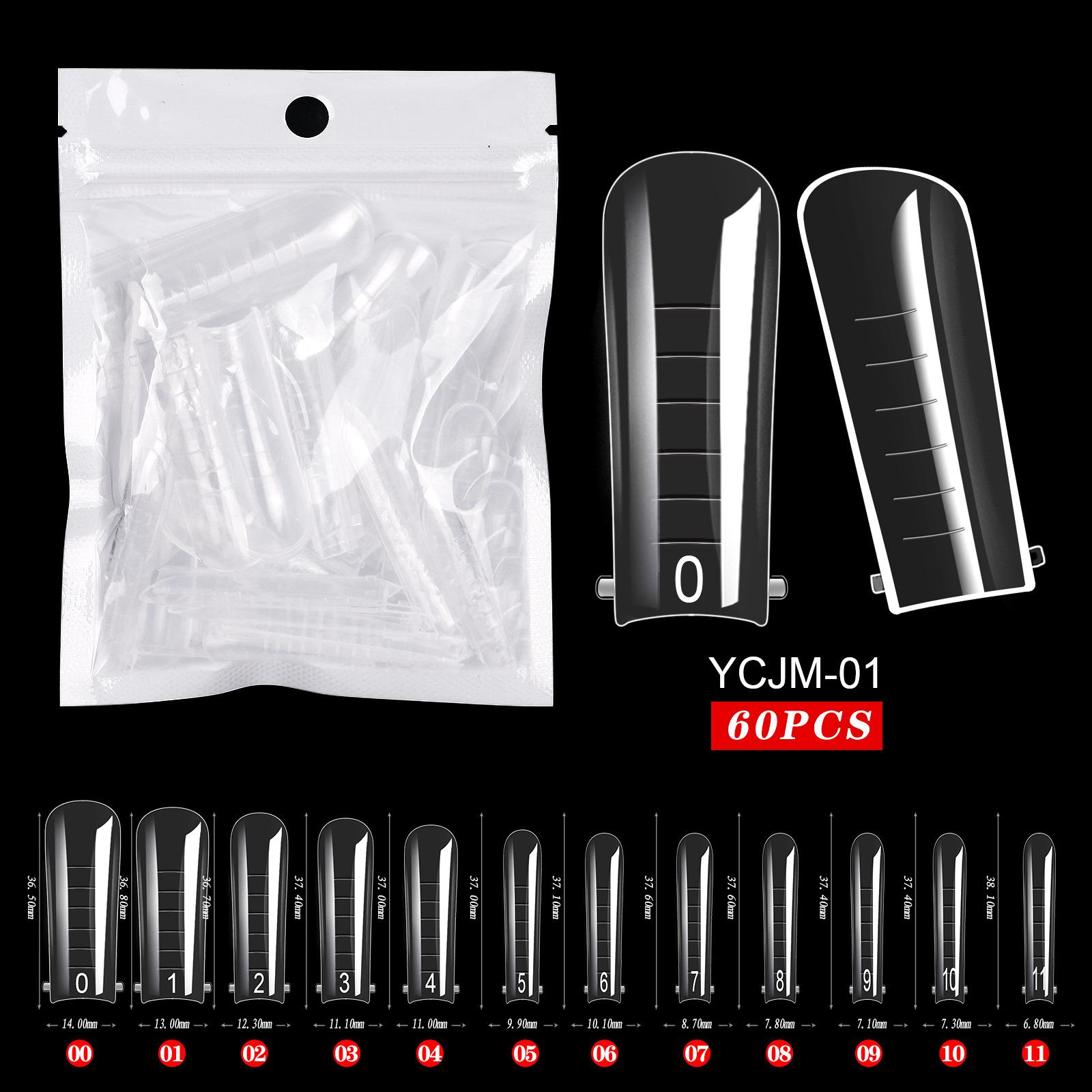 Dual Forms Nagelverlängerungssystem-Spitzen, Stiletto-/Sarg-/Mandel-Vollabdeckungs-Nagel-UV-Gel-Kunststoffformen für den schnellen Aufbau künstlicher Nägel 01