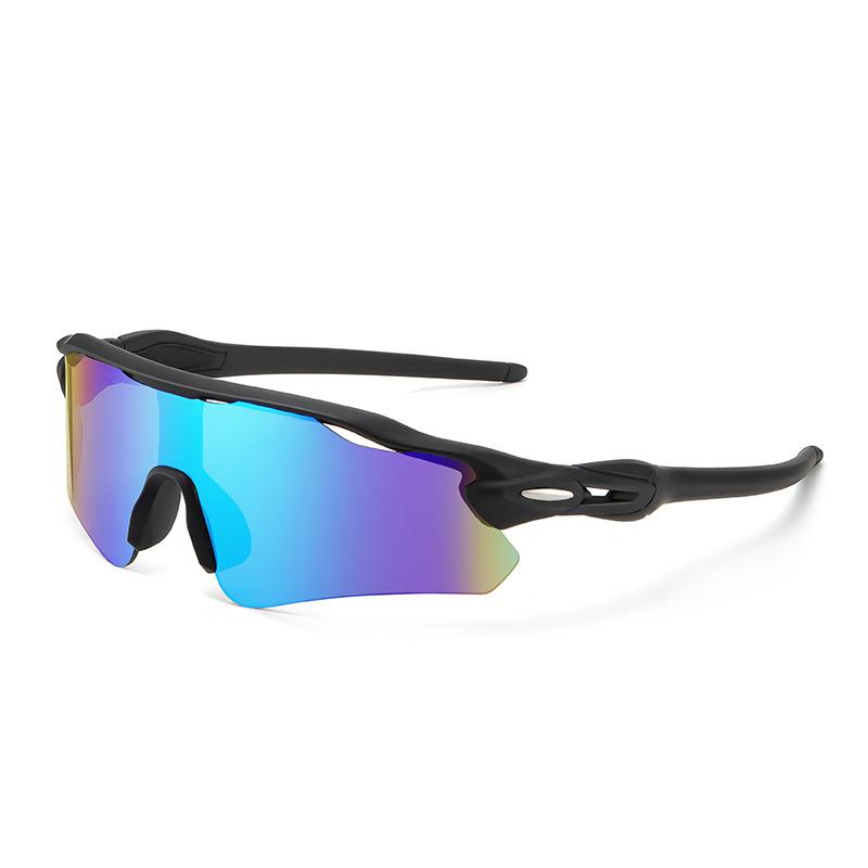 Sonnenbrille für Herren, Outdoor-Sportarten, Radfahren, Sonnenbrillen, winddichte und sandbeschichtete polarisierte Sonnenbrillen für Herren blau