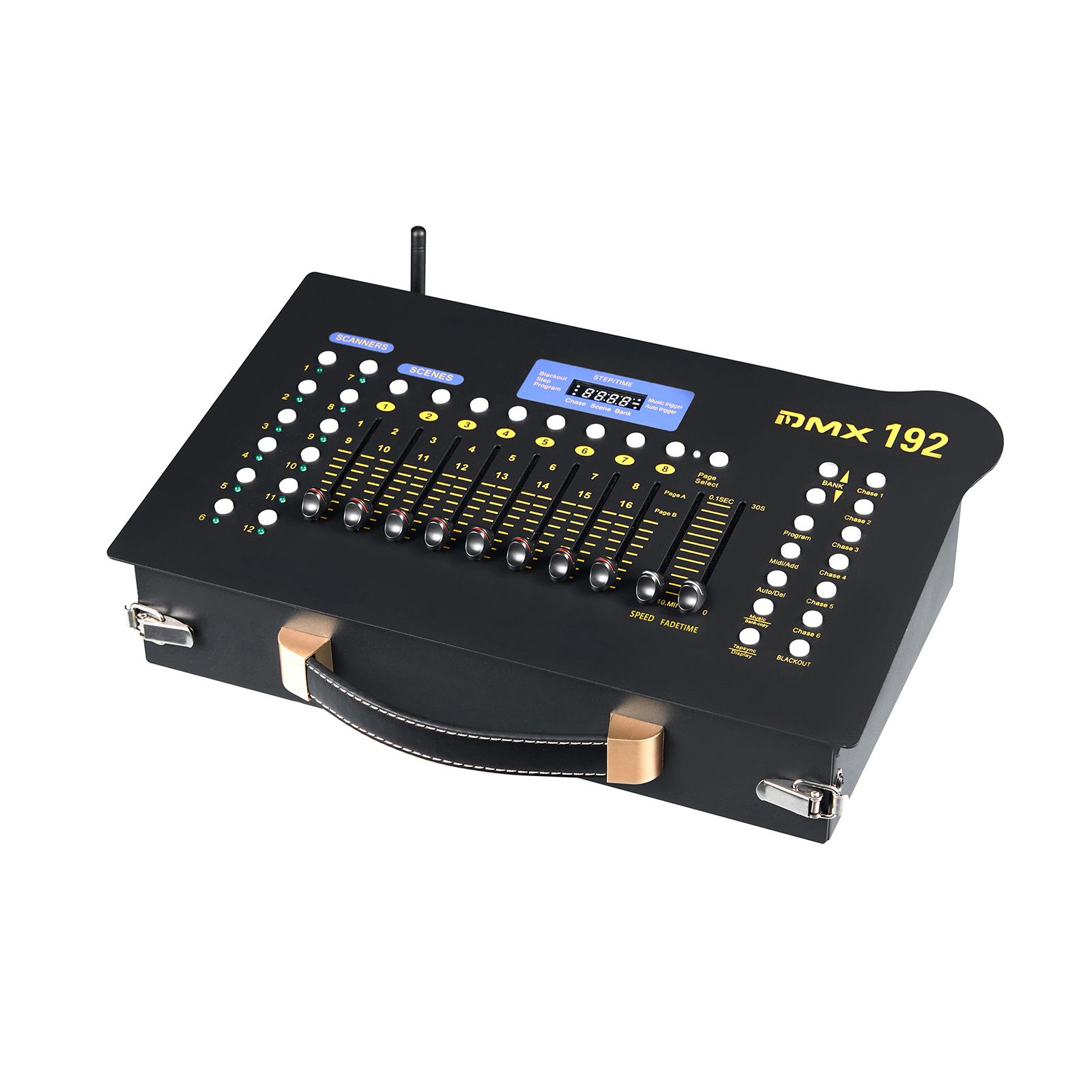 Tragbare DMX 192 Controller-Konsole für Bühnen-Party-Bar-Lichtshow 1 controller US Plug