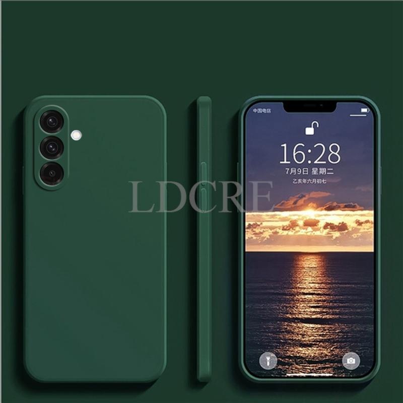 Für Samsung Galaxy A56 Hülle Flüssigsilikon Schutzhülle Samsung A56 Hülle TPU Einfache Gummi Handyhülle Galaxy A56 Hülle For Galaxy A56