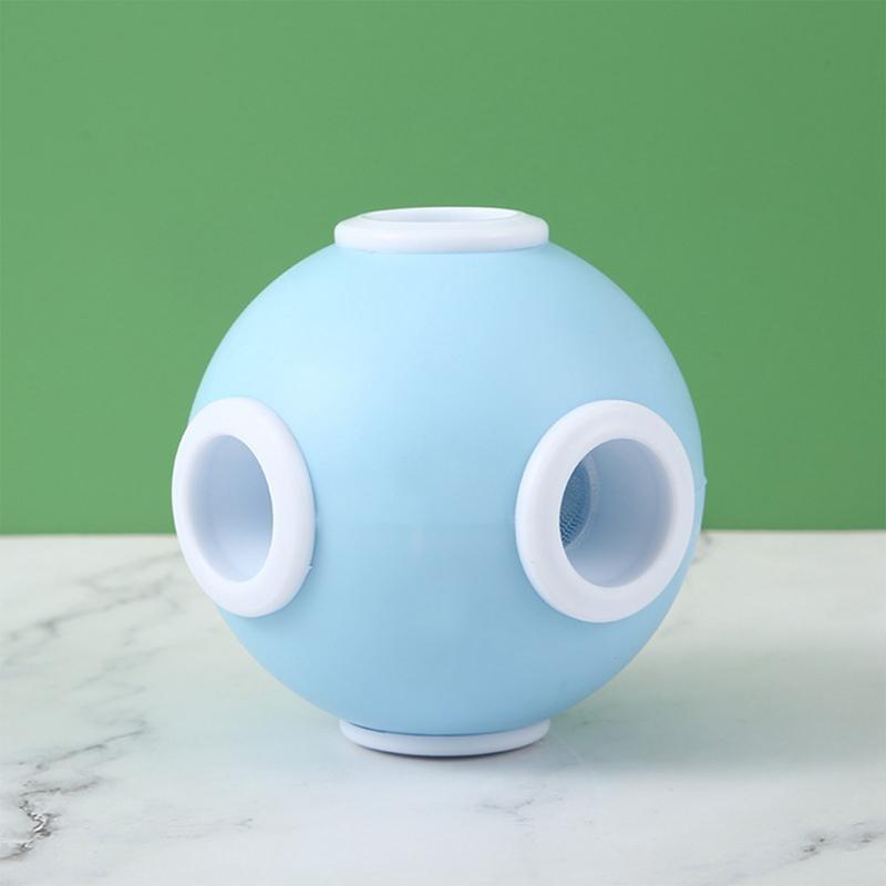 1 Pc Wäsche Waschmaschine Kleidung Haar Reinigung Werkzeug Wiederverwendbare Waschen Elastische Ball Starke Lint Absorption Reinigung Werkzeug blau