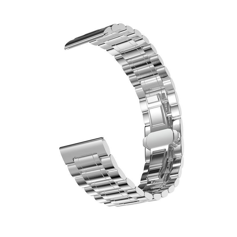 Uhrenarmband aus Edelstahl mit fünf Perlen für Huawei-, Samsung- und Apple-Smartwatches – beliebt in Südostasien Apple size 38-40-41mm silber