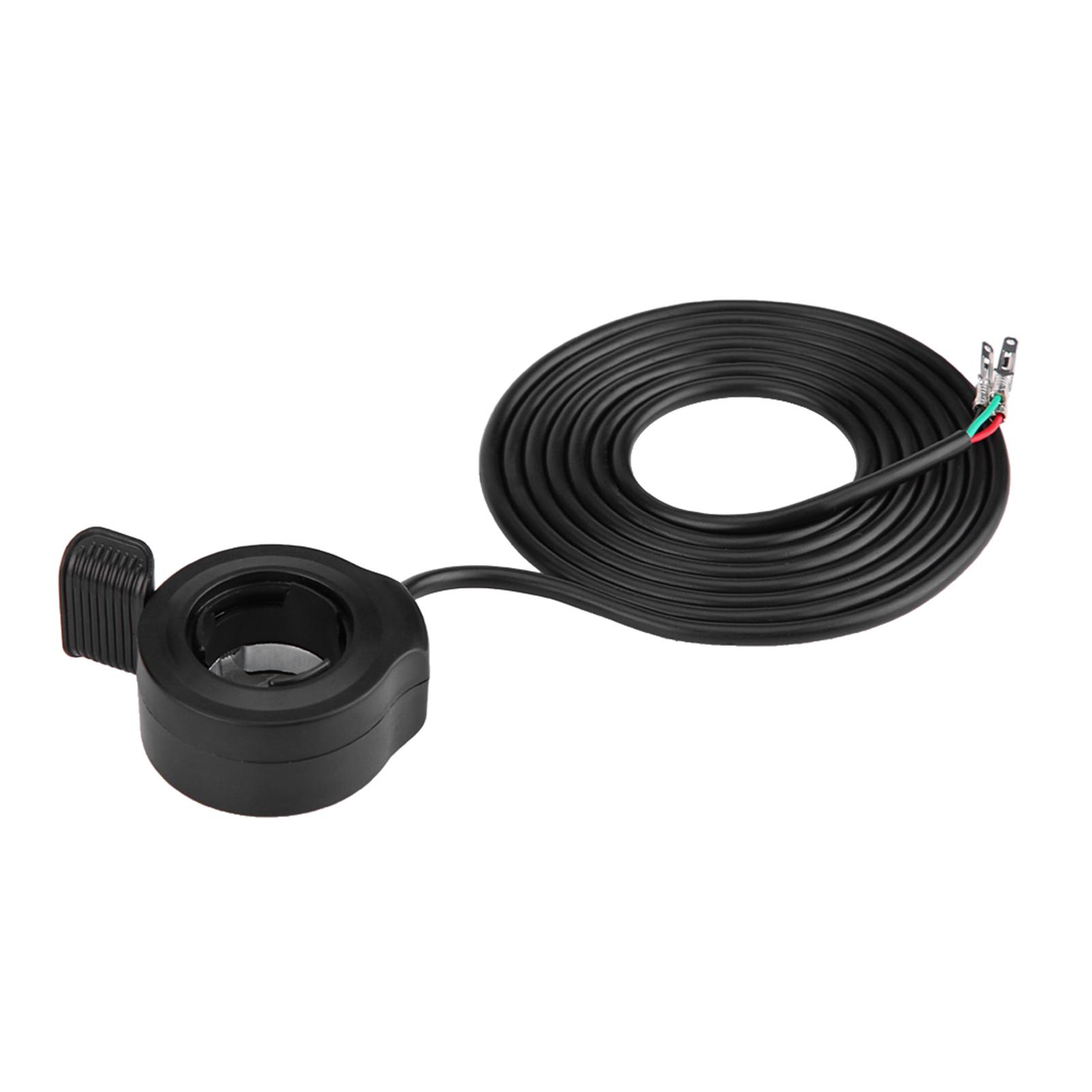 22mm 78 Zoll Universal Daumengashebel Geschwindigkeitsregelung Montage für E-Bike Elektro-Scooter schwarz